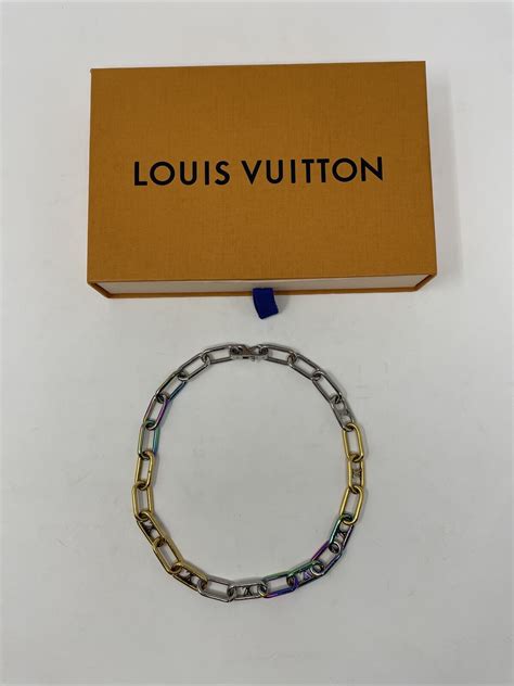 louis vuitton virgil necklace|LV Chain Links Necklace .